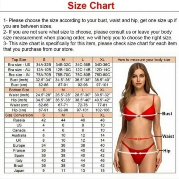 New Sexy Contrast High Cut Leg Bikini Set Swimsuit - Picture 10 of 10